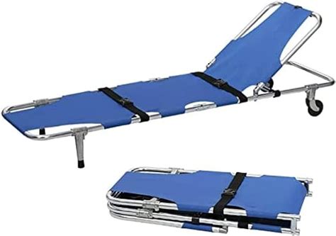 oxford fabric foldable aluminum alloy stretcher|lightweight portable stretcher.